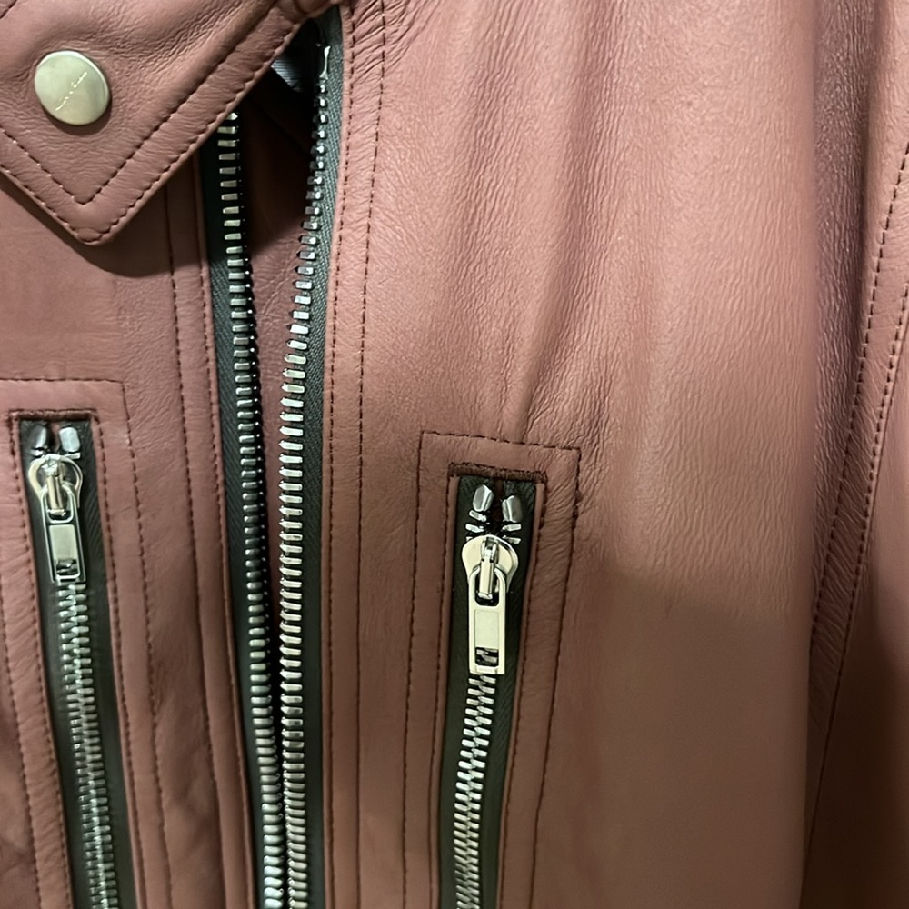 Rick Owens Leather Biker Jacket Size 44 (US) Excellent Condition - Picture 3 of 8